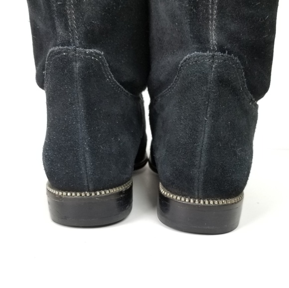 Michael Kors Bayview Suede Riding Boots Sz 5.5 - Picture 5 of 8